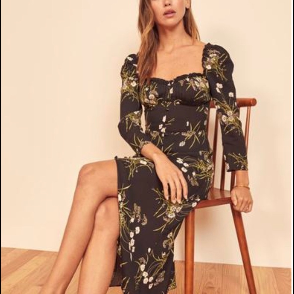 Reformation Floral Midi Dress